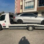 Ayaşta arıza yapan mercedes