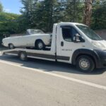 Eskişehir yolunda arıza yapan klasik araç